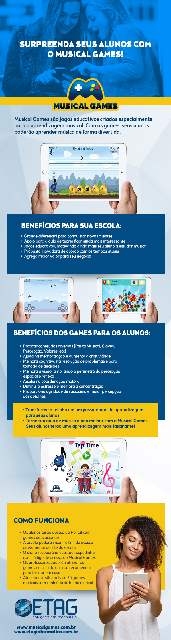 Musical Games – Jogos Educativos  ETAG - Sistema para Escolas de